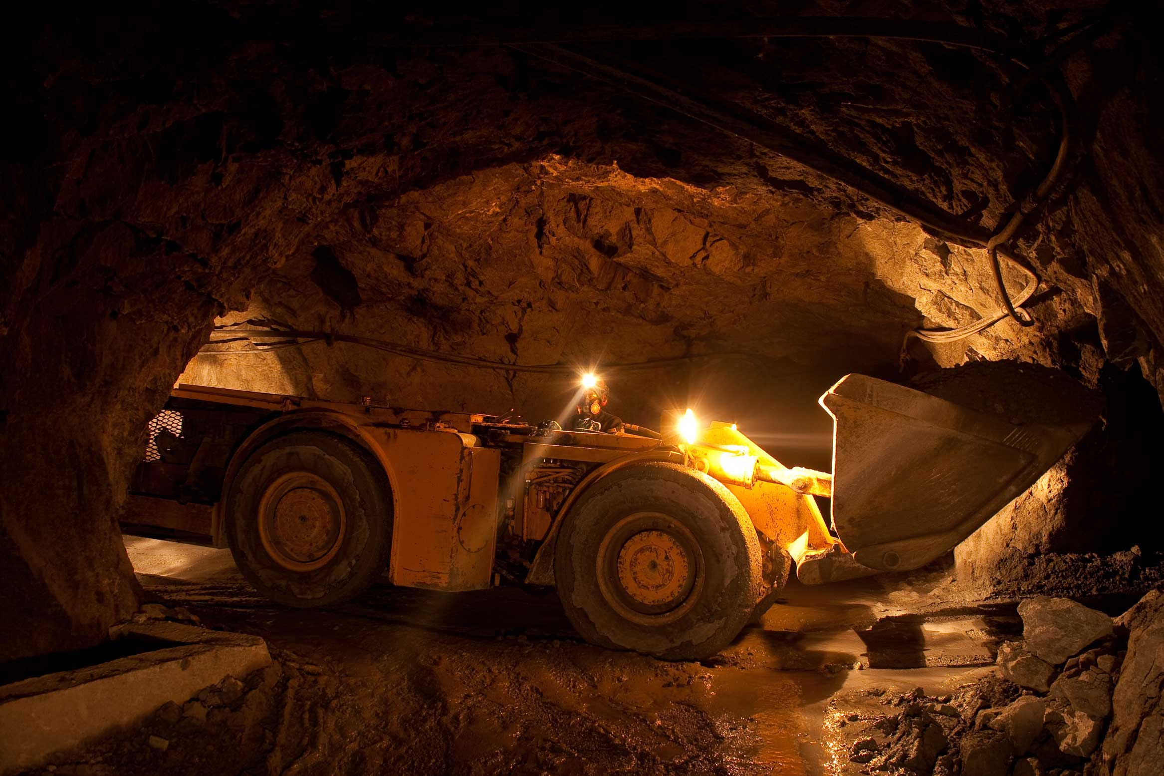 Deep inside a Guanajuato mine.