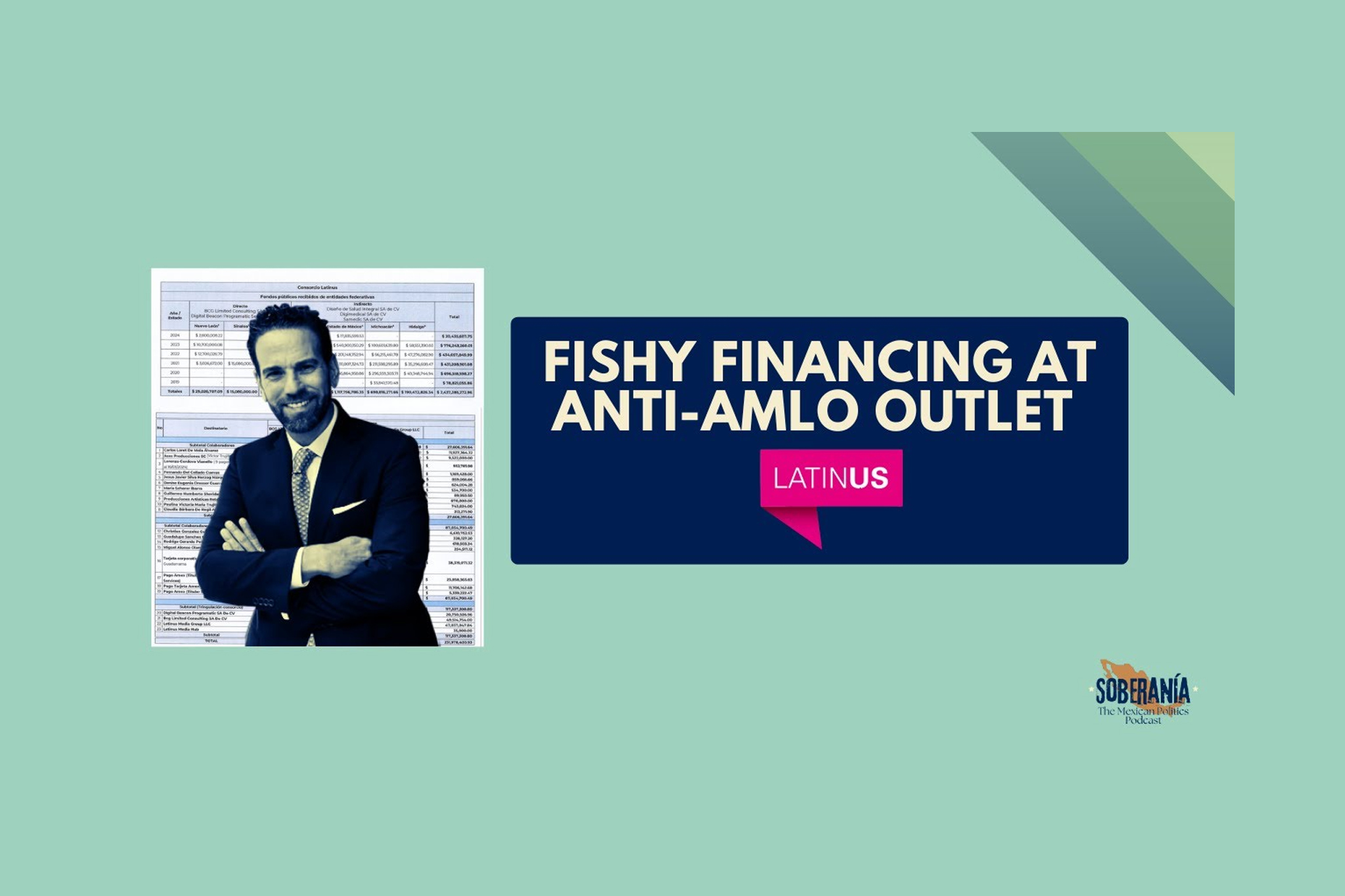 SOBERANÍA 17 – Fishy Financing at Anti-AMLO Outlet ‘Latinus’