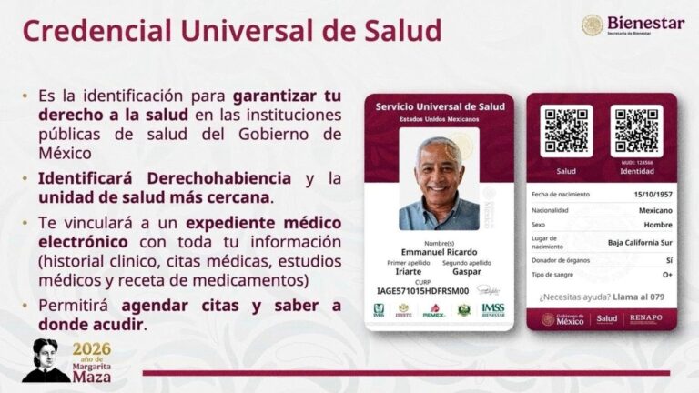 One Million Older Adults Already Have Their Credential for the Universal Health System: Sheinbaum