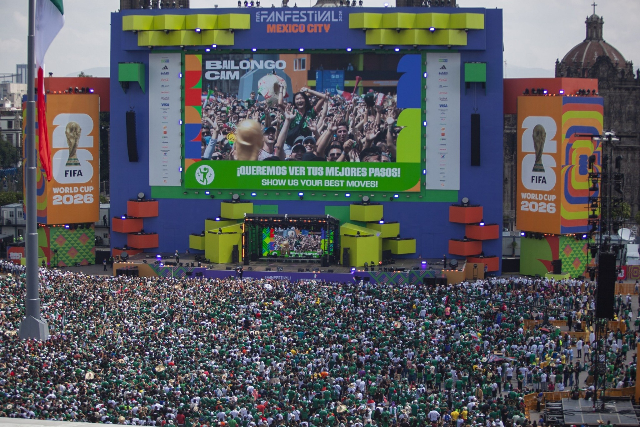 The Zócalo’s FIFA Fan Fest Reports Full House for the Last Match of the 2026 World Cup