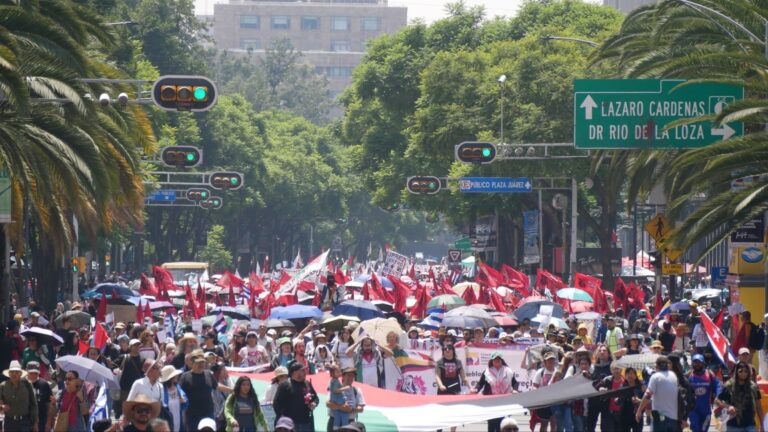 Thousands March in Mexico City in Support of Cuba, 73 Years After the Assault on the Moncada Barracks, Against US Attacks on the Island