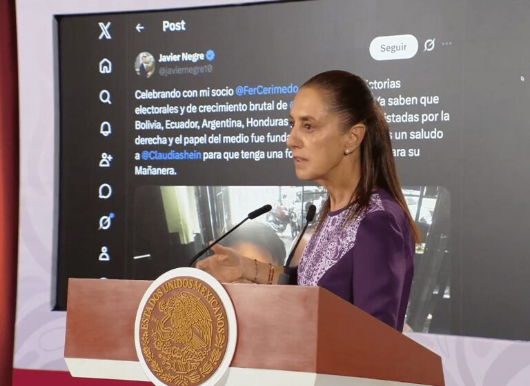 Sheinbaum Criticizes La Derecha Diario Following Cerimedo’s Arrest