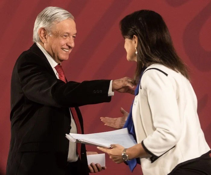Margarita Ríos Farjat as head of the SAT under Andrés Manuel López Obrador
