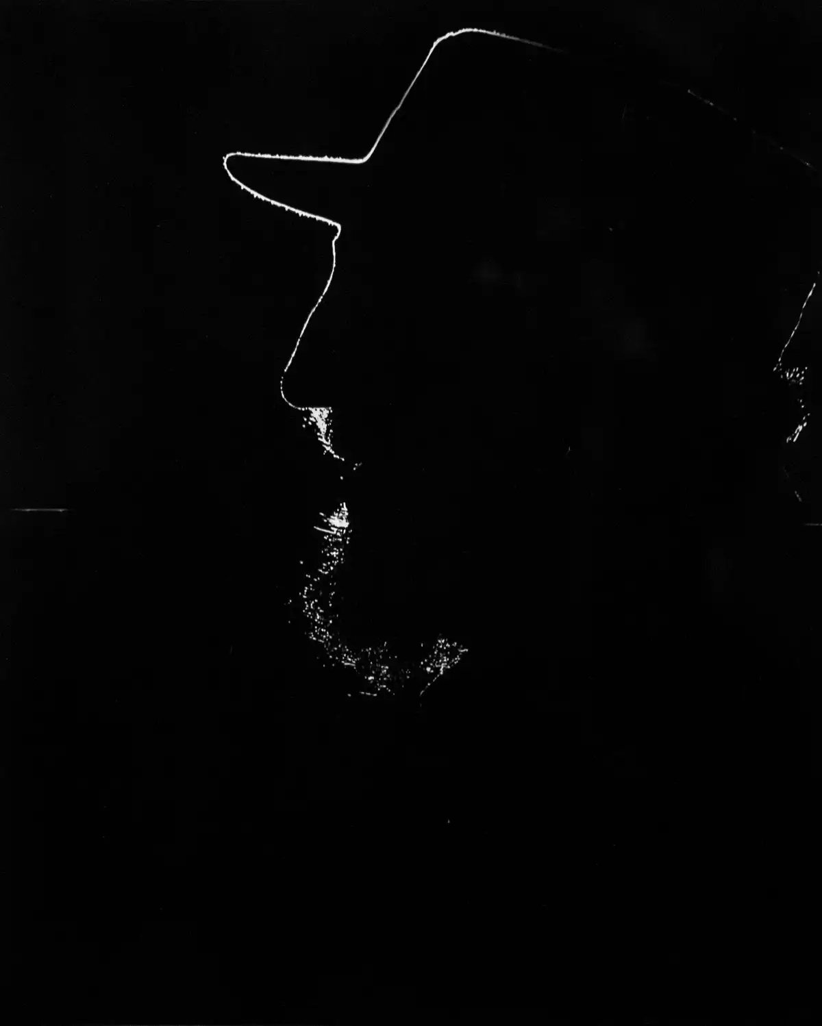 Silhouette of Fidel Castro