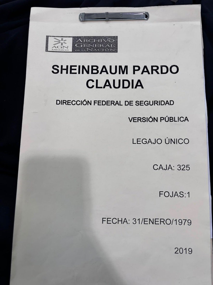 Excerpt from a DFS surveillance file held at Mexico's National Archive