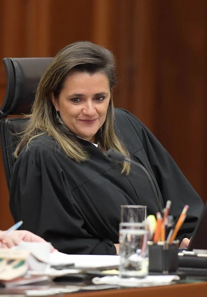 Margarita Ríos Farjat during a Supreme Court session