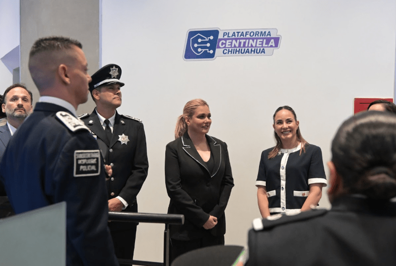 Screenshot from coverage of the Torre Centinela inauguration