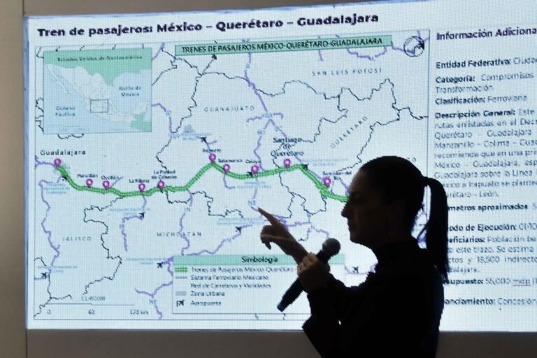 Work on the Mexico City–Guadalajara Train Begins in 2027, Sheinbaum Announces from Jalisco