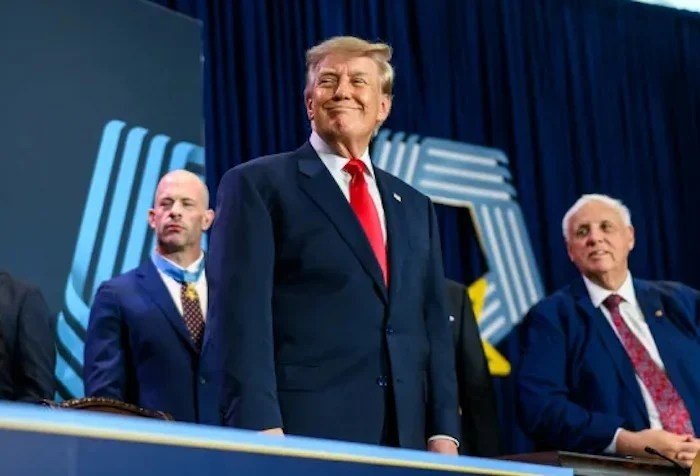 Donald Trump at an event