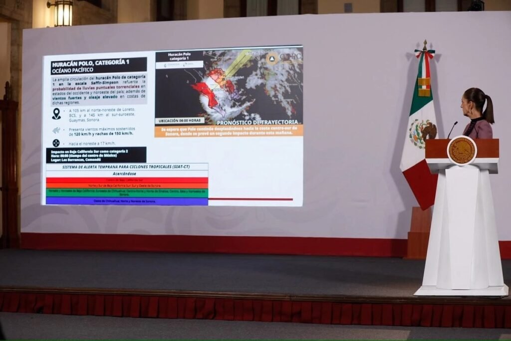 Hurricane ‘Polo’ Leaves No Fatalities in Baja California Sur; to Hit Guaymas, Sonora This Morning
