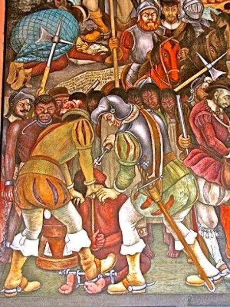 In many areas, as much as 90% of the native population died off between the start of the Conquista in 1519 and the begin