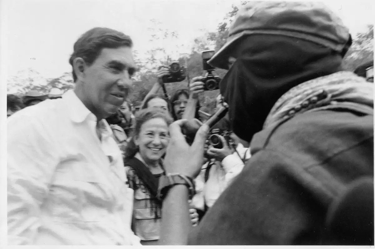 Cuauhtémoc Cárdenas meets Subcomandante Marcos, 1994