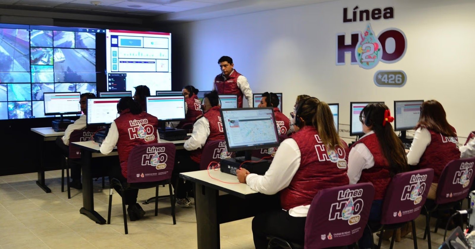 H2O Line call center in Mexico City