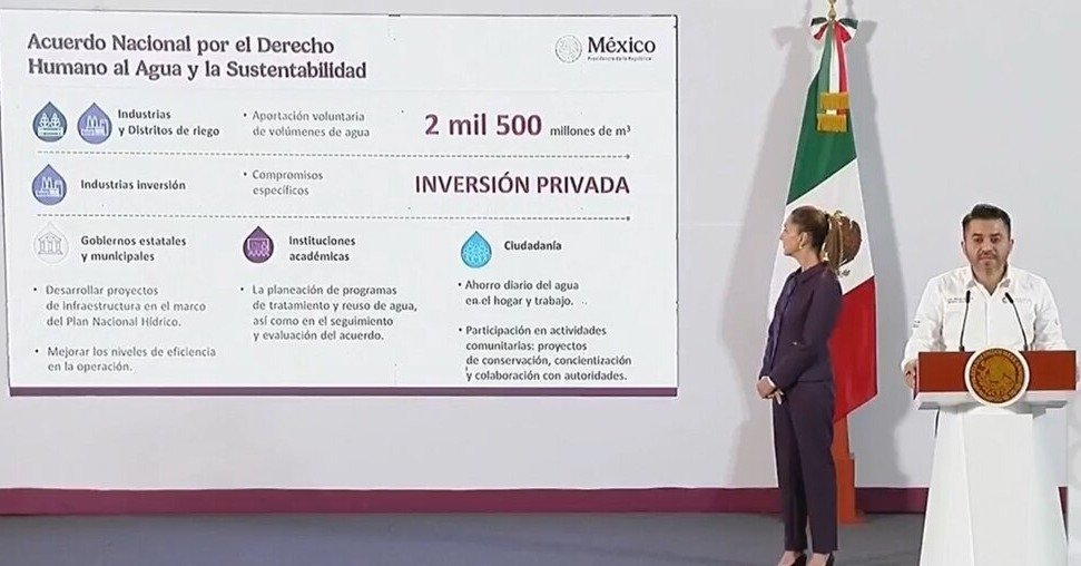 Presentation of the Government of Mexico's water plan