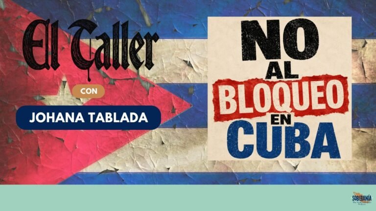 El Taller: Genocide in Slow Motion with Cuban Diplomat Johana Tablada